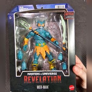Mer-man Masters Of Thr Universe Revelation Action Toy